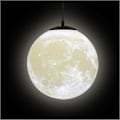 Miniatyrbild 1 av 5: 3D Måne Kronljus Måne Tak Kronljus Måne Taklampa Planet Hängande Lampa Måne