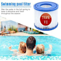Pikkukuva 2 / 3: Pool Filter Cartridges for Bestway VI for Lay-Z-Spa Miami, Pack of 4 Filters, Filter Cartridge Pool Cleaning Filter