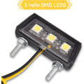 Miniatyrbilde 2 av 5: Universal motorsykkel LED-skiltlys 12V Mini Micro skiltlys motorsykkellys
