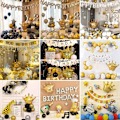 Miniatyrbillede 6 af 6: 14 stk. kroneballoner til dekoration af kongelige babyshowers -