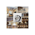 Miniatyrbild 3 av 3: Set med 4 mini LED infällda spotlights, 3 W, varmvit svart