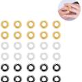 Miniatyrbillede 3 af 8: Pakke med 30 massageringe, piggede sensoriske fingerringe, stille stressreducer