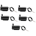 Miniatyrbillede 1 af 5: 5 stk. Mini Vandpumpe, 3W 220V DC 3V-5V Plast Nedsænkelig Pumpe til Akvarium Springvand Akvarium