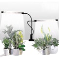 Pikkukuva 1 / 5: Kasvilamppu, päivänvalkoinen 50w 84 led kaksoispäällä varustettu kasvilamppu, 4/8/12 tunnin ajastin ja 5 himmennettävää tasoa