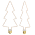 Miniatyrbilde 8 av 8: LED dekorativ lampe E27/2700K 8W retro treform