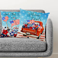 Miniatyrbilde 4 av 5: 4. juli Kasta putetrekk Sett med 4 Independence Day putetrekk Amerika Flagg Stjerner Og Striper Putetrekk