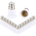 Miniatyrbild 1 av 5: 15 st B22-sockeladapter till E27, baslampkonverter, lampsockeladapter för LED-lampor
