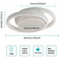 Miniatyrbillede 5 af 5: LED loftslampe, rund loftslampe 32W 2500lm, moderne loftslampe til entre Sch