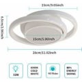 Pikkukuva 5 / 5: LED-kattovalaisin, pyöreä kattovalaisin 32W 2500lm, moderni kattovalaisin eteiseen Sch