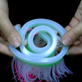 Miniatyrbilde 5 av 8: Fri form sjøanemone korallmyk silikagel beveger seg lilla