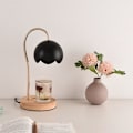 Miniatyrbillede 6 af 8: Duftende stearinlysholder lampe, duftende voks, smeltende, dæmpbar