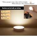 Miniatyrbilde 5 av 5: Pakke Led Trådløs Nattlys Menneskekropps Induksjonsmodus Belysningslampe USB-lading