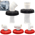 Miniatyrbillede 2 af 2: Vaskbar nylon IBC filter med låg IBC regnvandsbeholder 1000 liter 165 mm Nålefilt (DN150) 90 grader
