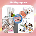 Miniatyrbillede 5 af 5: Makeup Artist Multifunktionel Opbevarings- og Vaske Kosmetikpung, Fremstillet Af Pu