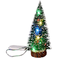 Miniatyrbillede 5 af 5: 6 stk. Kunstig Juletræ LED Mini Miniature Juletræ Lysende DIY Mikro Landskab til Jul Showcase Borddekoration 15CM