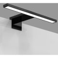 Miniatyrbillede 2 af 3: LED-spejlvæglampe, badeværelsesvæglampe, neutral hvid 4000K, 5W, 30 cm, matsort