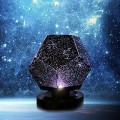 Miniatyrbillede 1 af 5: Stjernehimmel projektionslampe, genopladelig via USB, natlys