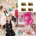 Miniatyrbild 5 av 5: Glitter Metallic Fringe Noise Maker Musical Blowouts Whistle Style 1