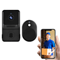 Miniatyrbillede 1 af 5: Trådløs Videodørklokke med 1080P High Definition Intelligent Visuel Overvågning