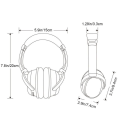 Miniatyrbilde 7 av 8: Aktiv støydempende hodetelefoner, over-ear Bluetooth