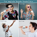 Miniatyrbild 5 av 5: Ankuka Karaoke Mikrofon Barn, 2-pack Trådlös Magisk Sång Bluetooth