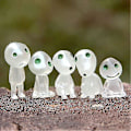 Miniatyrbild 2 av 5: Resin Prinsessan Mononoke Lysande Trä Elf Elf Miniatyrlandskap
