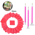 Miniatyrbilde 2 av 8: 53 stykker diamantmaling limleire DIY korssting maling leire.