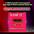 Miniatyrbild 2 av 5: R-sim15 Ultra Iccid Nanosim Låsa Upp Kort Kompatibel Iphone 11 Pro Max 8 7 6 Kompatibel Ios 13