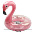 Miniatyrbillede 2 af 6: Svømme Ring Pool Float Flamingo Form Oppustelig Pool Float Form1