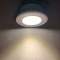 Miniatyrbild 4 av 5: Set med 4 mini LED-infällda spotlights 3W varmvit, mini LED-spotlights för skyltfönster, identifiering