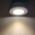 Miniatyrbillede 4 af 5: Sæt med 4 mini LED indbyggede spotlights 3W varm hvid, mini LED spotlights til butiksvinduer, identifikation