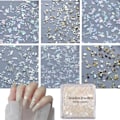 Miniatyrbillede 1 af 5: Æsker Seashell Nail Art Negleflager, Uregelmæssige Abalone Seashell Slices Til Negle Farverige Abalone Flager Manicure Negledekorationer Til Neglekunst