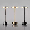 Miniatyrbilde 1 av 4: Trådløs skrivebordslampe dimbar vanntett metall usb oppladbar skrivebordslampe-1 stk