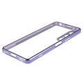 Miniatyrbilde 4 av 5: For Sony Xperia 1 V Magnetisk Adsorpsjonsdeksel Metallramme+herdet Glass+pc Bakre Klar Telefondeksel