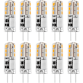 Pikkukuva 1 / 4: 10x G4 LED-valot 12V AC/DC lämmin valkoinen 3000K 2W, himmennettävä valo