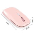 Miniatyrbilde 8 av 8: 2.4G trådløs mus med USB-mottaker, egnet for