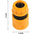 Miniatyrbillede 2 af 5: 10 stk. slangeforbindelse hurtig slangeendeforbindelse 1/2\" slange hurtigforbindelse haveslange sæt