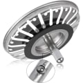 Miniatyrbillede 4 af 5: 2 stk. vaskefilter/vaskepropper til køkken/badeværelse, 84 mm diameter med kuglespids, rustfrit stål