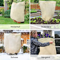 Miniatyrbillede 8 af 8: Plantebeskyttelse til vinter, frostbeskyttelse potteplante stor pose, potteplante, vinter