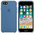 Pikkukuva 2 / 2: Denim Blue Apple -silikonikotelo iPhone 7:lle ja 8:lle