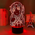 Miniatyrbillede 4 af 5: Shxx Sao Anime Figur Led Lys Sød Drenge & Piger Julefødselsdagsfest Gave Kirito/asuna/asada Shino 3d Optisk Illusion Bordlampe3d7l-20
