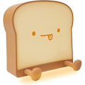 Miniatyrbillede 2 af 5: Sød lampe, sød natlampe toast brød natlampe bærbar soveværelse seng sengebord lampe Valentinsdag gave 1 stk