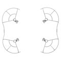 Miniatyrbild 1 av 5: För Mini 3 Pro Tillämplig Propr Blade Ring Anti-Ring 360 Dr Protective