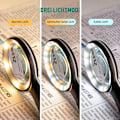 Miniatyrbillede 2 af 5: Oplyst læseforstørrelsesglas, 10x oplyst læseforstørrelsesglas, oplyst forstørrelsesglas med 18 LED-lys,