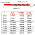 Miniatyrbilde 2 av 5: 10 stk Multifunksjonell Shank Tungsten Carbide Borsett Ultimate Punch Sets Metall Betong Mur Glass Bor
