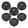 Miniatyrbilde 1 av 5: 6 stk. reservedeler til solcellelamper Topp 7 solcellelyktdeler Led solcellepanel lyktdeksel lamper fører ut