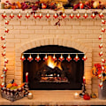 Miniatyrbild 8 av 8: 3D Thanksgiving Dekorationer Lönnljus 3 Meter 30 LED-lampor