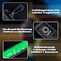 Miniatyrbild 4 av 5: Paket LED-blinkande lampor - 3 LED-lägen - Barnsäkerhetsljus - Reflekterande