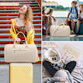 Miniatyrbilde 5 av 5: Sportsbag for kvinner, weekender reisebag, sykehusbag fødsel, skoskuff