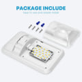 Miniatyrbilde 4 av 5: 12V LED RV Taklampe 280 LM, Taklampe Innendørsbelysning for Tilhenger, Bobil med Bryter (Pakke med 2) 1